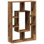 Preview: Bücherregal Altholz-Optik 63x20x90 cm Holzwerkstoff