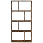 Preview: Bücherregal Räuchereiche 60x20x120 cm Holzwerkstoff