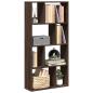 Preview: ARDEBO.de - Bücherregal Braun Eichen-Optik 60x20x120 cm Holzwerkstoff