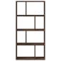 Preview: Bücherregal Braun Eichen-Optik 60x20x120 cm Holzwerkstoff