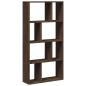 Preview: Bücherregal Braun Eichen-Optik 60x20x120 cm Holzwerkstoff