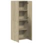 Preview: Aktenschrank Sonoma-Eiche 60x32x153 cm Holzwerkstoff