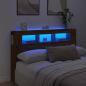 Preview: ARDEBO.de - LED-Kopfteil Artisan-Eiche 160x18,5x103,5 cm Holzwerkstoff