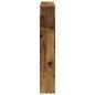 Preview: LED-Kopfteil Altholz-Optik 100x18,5x103,5 cm Holzwerkstoff