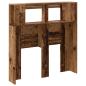 Preview: LED-Kopfteil Altholz-Optik 100x18,5x103,5 cm Holzwerkstoff