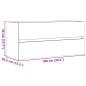 Preview: Waschbeckenschrank Altholz-Optik 100x38,5x45 cm Holzwerkstoff