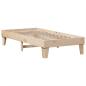 Preview: Massivholzbett ohne Matratze 75x190 cm Kiefernholz