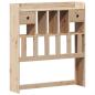 Preview: Massivholzbett ohne Matratze 75x190 cm Kiefernholz