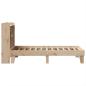 Preview: Massivholzbett ohne Matratze 75x190 cm Kiefernholz