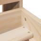 Preview: Massivholzbett ohne Matratze 75x190 cm Kiefernholz