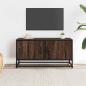 Preview: TV-Schrank Eichen-Optik 80x34,5x40 cm Holzwerkstoff und Metall