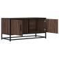 Preview: TV-Schrank Eichen-Optik 80x34,5x40 cm Holzwerkstoff und Metall