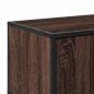 Preview: TV-Schrank Eichen-Optik 80x34,5x40 cm Holzwerkstoff und Metall