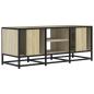 Preview: TV-Schrank Sonoma-Eiche 100x35x50 cm Holzwerkstoff und Metall