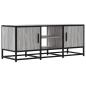 Preview: TV-Schrank Grau Sonoma 100x35x41 cm Holzwerkstoff und Metall
