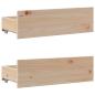 Preview: Massivholzbett ohne Matratze mit Schubladen 135x190 cm