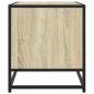 Preview: ARDEBO.de - TV-Schrank Sonoma-Eiche 61x40x46 cm Holzwerkstoff und Metall
