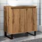 Preview: ARDEBO.de - Badschrank Artisan-Eiche 58x33x60 cm Holzwerkstoff