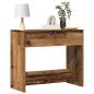 Preview: ARDEBO.de - Konsolentisch Altholz-Optik 89x41x76,5 cm Holzwerkstoff