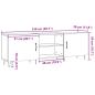 Preview: TV-Schrank Altholz-Optik 150x30x50 cm Holzwerkstoff