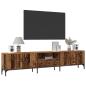 Preview: TV-Schrank mit Schublade Altholz-Optik 200x25x44 cm