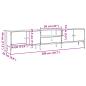Preview: TV-Schrank mit Schublade Altholz-Optik 200x25x44 cm