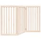 Preview: 3-tlg. Hundetor Faltbar 150 cm Pappelholz