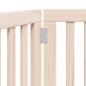 Preview: 3-tlg. Hundetor Faltbar 150 cm Pappelholz