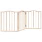 Preview: 3-tlg. Hundetor Faltbar 150 cm Pappelholz
