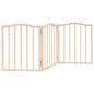 Preview: 3-tlg. Hundetor Faltbar 150 cm Pappelholz
