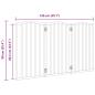 Preview: 3-tlg. Hundetor Faltbar 150 cm Pappelholz