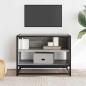 Preview: TV-Schrank Grau Sonoma 61x40x46 cm Holzwerkstoff und Metall