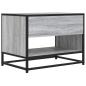 Preview: TV-Schrank Grau Sonoma 61x40x46 cm Holzwerkstoff und Metall