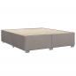 Preview: Boxspringbett mit Matratze Taupe 180x200 cm Stoff