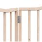 Preview: 2-tlg. Hundetor Faltbar 160 cm Pappelholz