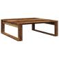 Preview: Couchtisch Altholz-Optik 100x100x35 cm Holzwerkstoff