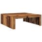 Preview: Couchtisch Altholz-Optik 100x100x35 cm Holzwerkstoff