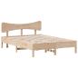 Preview: Massivholzbett ohne Matratze 135x190 cm Kiefernholz