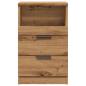 Preview: Nachttische 2 Stk. Artisan-Eiche 40x36x65 cm Holzwerkstoff