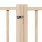 Preview: 12-tlg. Hundetor mit Tür Faltbar 600 cm Pappelholz