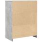 Preview: Badezimmerschrank Betongrau 60x33x80 cm Holzwerkstoff