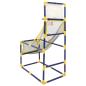 Preview: Arcade Basketball Spielset mit Ball und Pumpe 45x86x127 cm