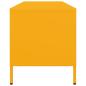Preview: TV-Schrank Senfgelb 135x39x43,5 cm Kaltgewalzter Stahl
