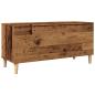 Preview: Plattenschrank Altholz-Optik 100x38x48 cm Holzwerkstoff