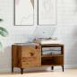 Preview: Plattenschrank Altholz-Optik 84,5x38x48 cm Holzwerkstoff