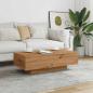 Preview: Couchtisch Artisan-Eiche 100x49,5x31 cm Holzwerkstoff