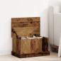 Preview: ARDEBO.de - Truhe Altholz-Optik 30x50x28 cm Holzwerkstoff