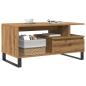 Preview: Couchtisch Artisan-Eiche 90x49x45 cm Holzwerkstoff
