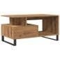 Preview: Couchtisch Artisan-Eiche 90x49x45 cm Holzwerkstoff