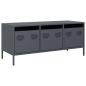 Preview: TV-Schrank Anthrazit 101,5x39x43,5 cm Kaltgewalzter Stahl